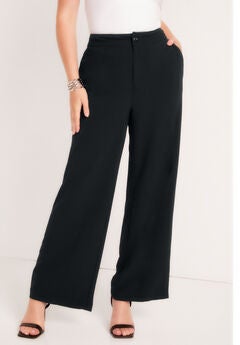 June Fit Wide-Leg Corner Office Pants