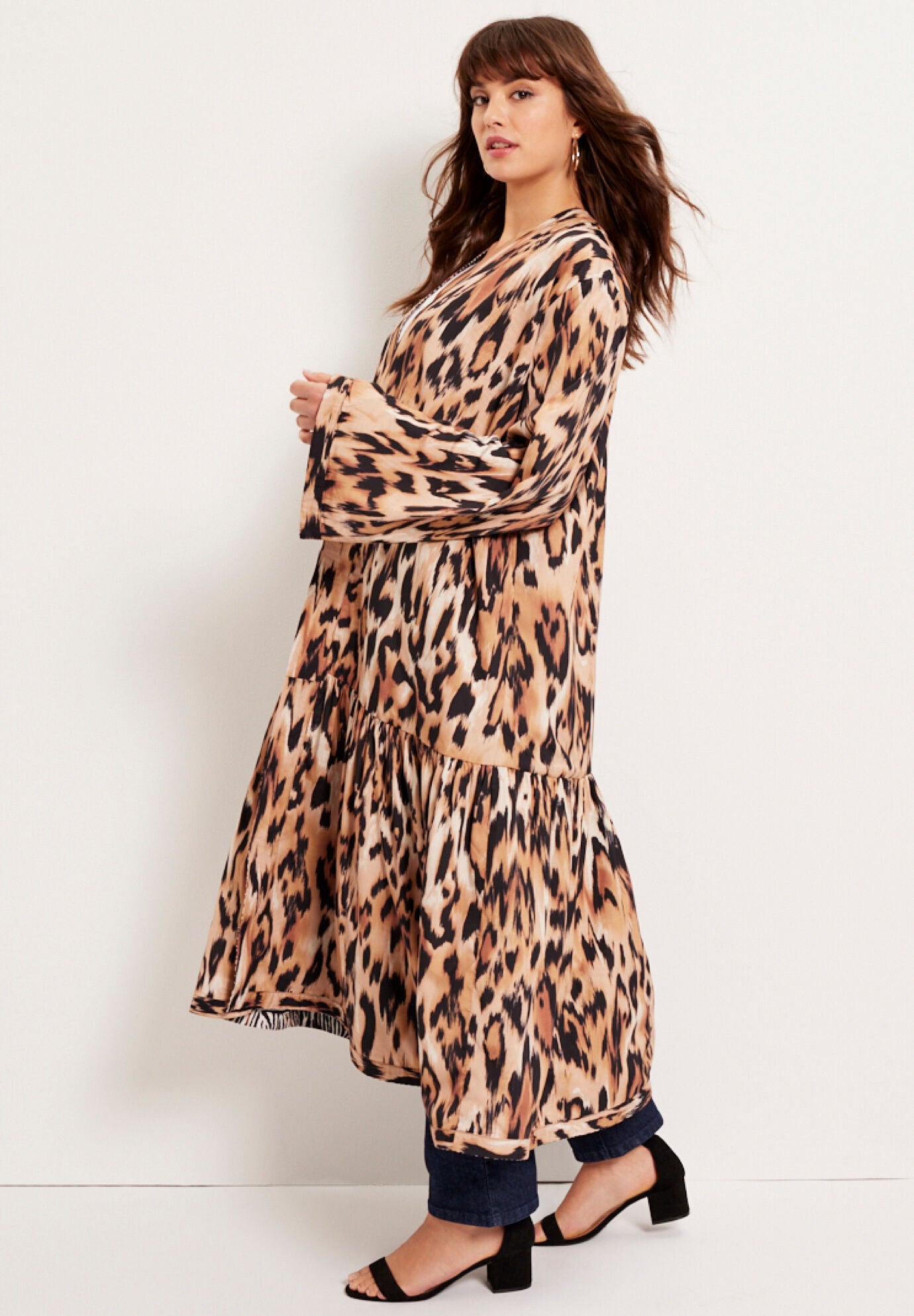 Reversible Printed Duster, , alternate image number 2