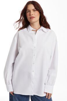 Plus Size White And Black Blouses