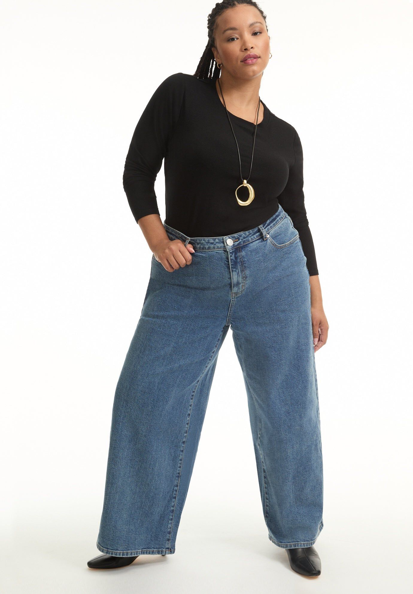 Curvie-Fit High-Rise Jeans
