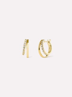 Toda Double Hoop Earrings