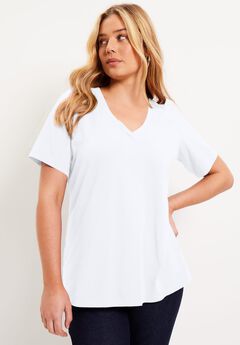 White Plus Size T Shirts