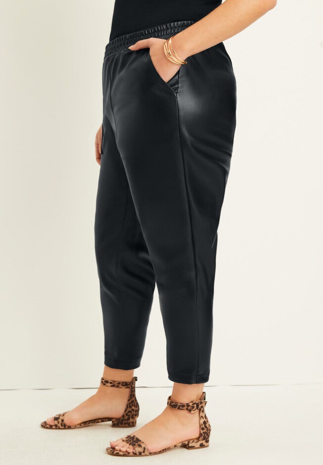 Faux Leather Pants, , alternate image number null