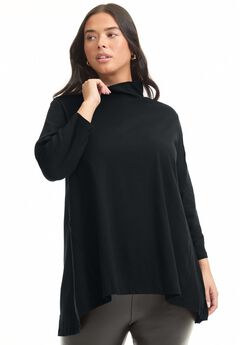 Plus Size Black Tops