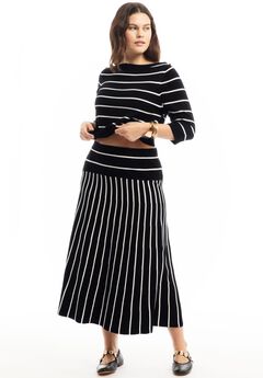 Plus Size Holiday Midi Skirts