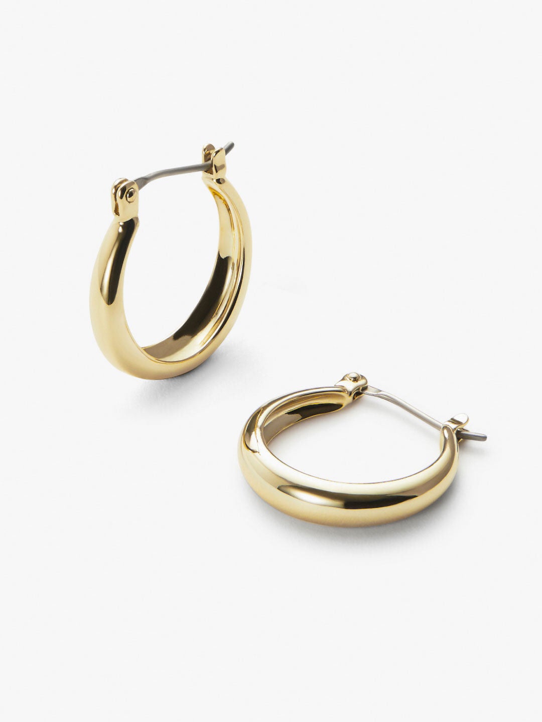Venus Endless Gold Hoop Earrings, GOLD, alternate image number 2