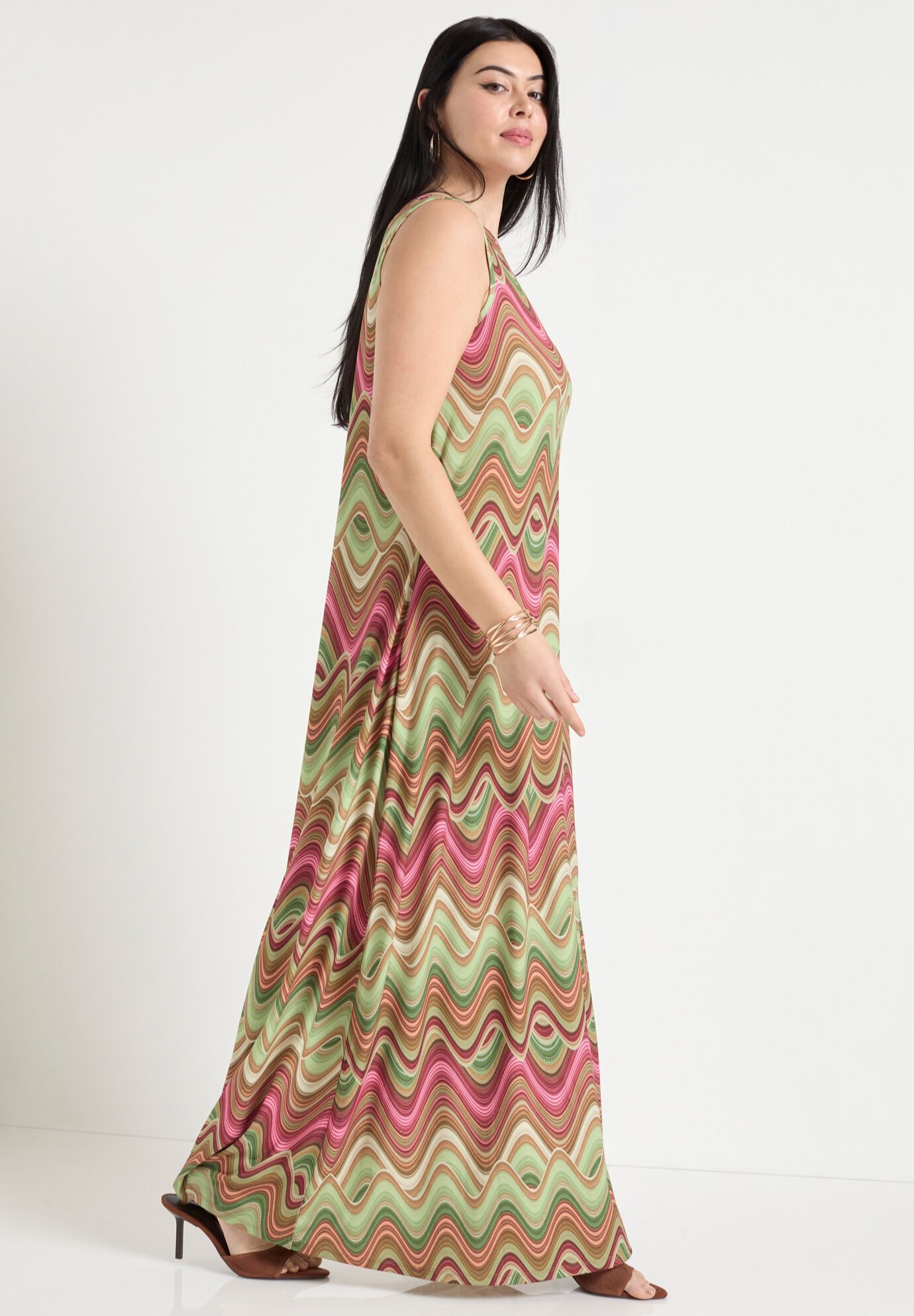 Tank Top Maxi Dress, HEAT WAVES, alternate image number 2