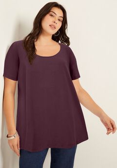 Short-Sleeve Swing One + Only Tunic