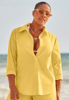 Cotton Beach Shirt Cover Up