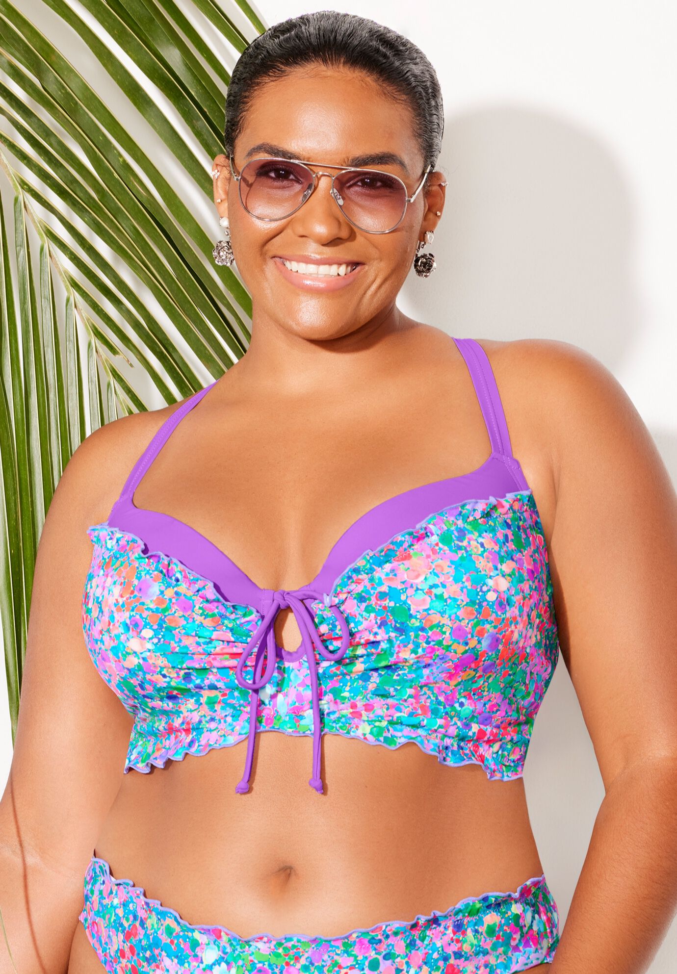 Twist Front Crop Top | Dia & Co