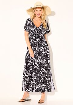 Pack & Go Wrinkle-Resistant Maxi Cover Up Dress