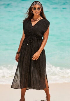 Surplice Maxi Cover Up Dress
