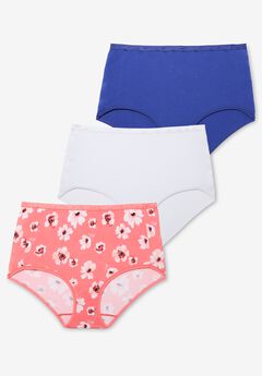 Full-Cut Cotton Spandex Brief 3-Pack