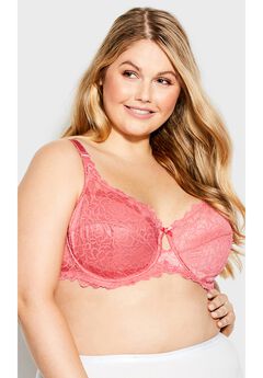 Knitted Lace Soft Cup Bra