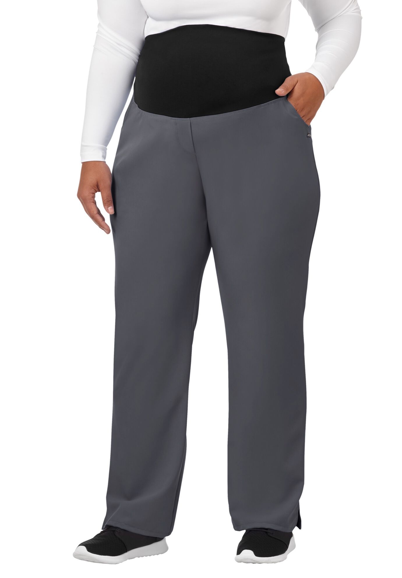 Jockey Scrubs Women's Ultimate Maternity Pant, CHARCOAL, hi-res image number 0