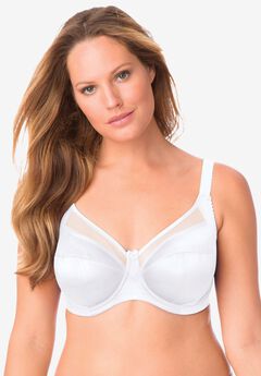 Plus Size White Lace Bra