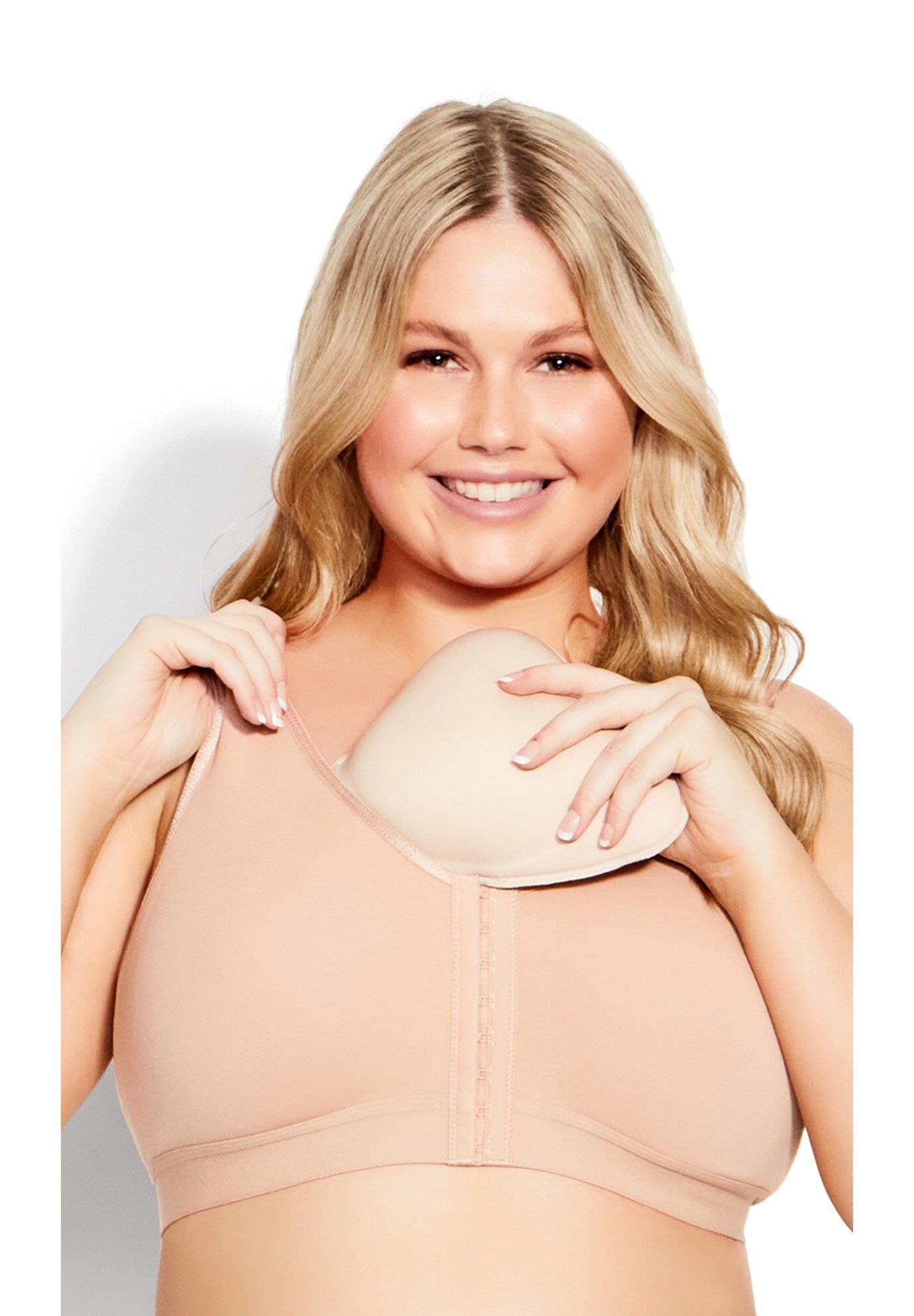 Post Surgery Bra, NATURAL, hi-res image number 0