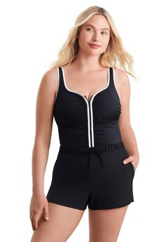 Shirred Zipper Runaround