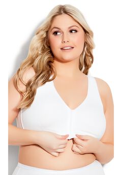 Comfort Cotton Wire Free Front Close Bra