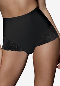 Shaping Brief with Lace Firm Control 2-Pack