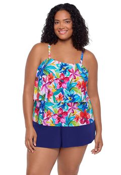 Roxy Two Tier Swim Romper