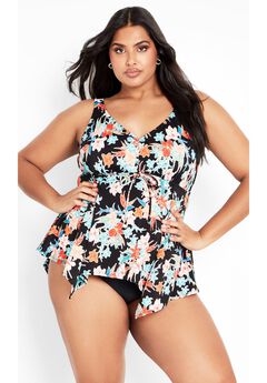 Sharkbite Print Tankini Top