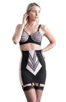 High Waist Open Bottom with Side Zipper