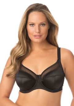 Plus Size Black Lace Bra