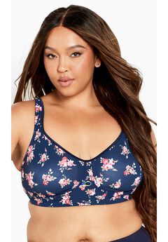 Soft Caress Print Bra