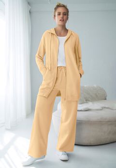 Wide Leg French Terry Sweatpant