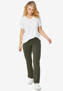 Cotton Spandex Bootcut Leggings