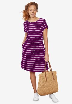 Knit Drawstring Dress