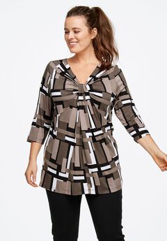 Plus Size Activewear Tunic Tops