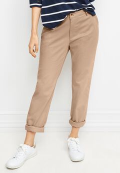 Stretch Chino Mid-rise Tapered Straight Pants