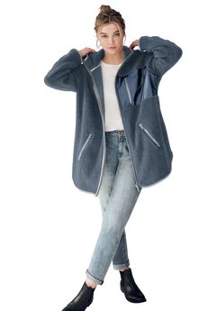 Plus Size Hooded Jackets for Autumn