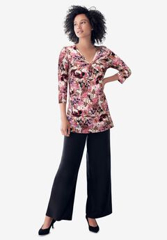 Plus Size Activewear Tunic Tops