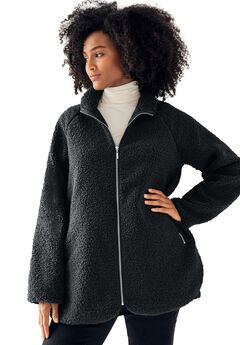 Sherpa Zip-Front Jacket