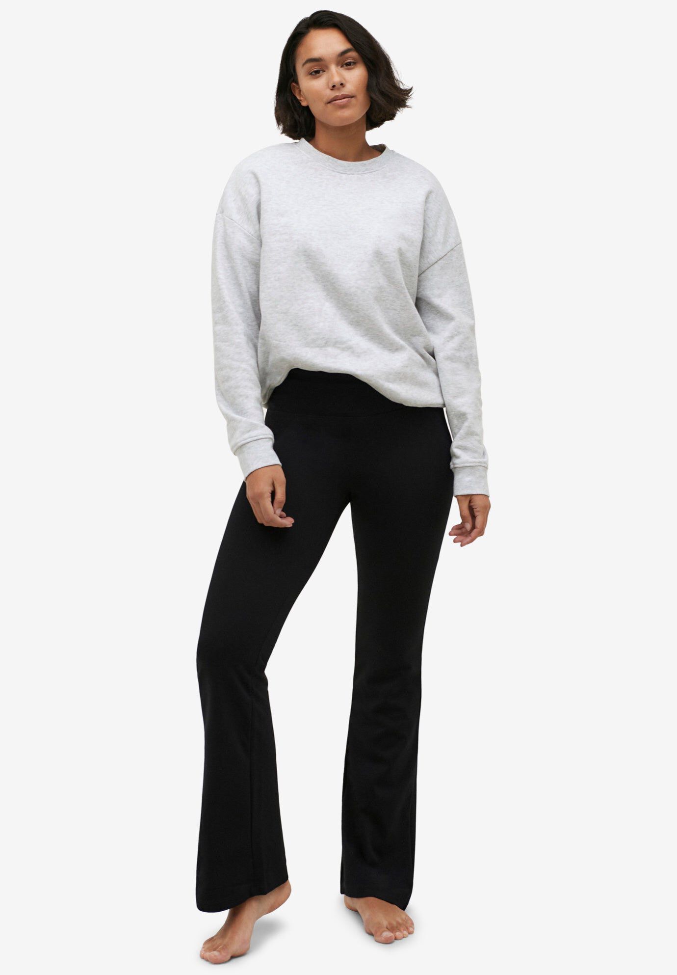 Cotton Spandex Bootcut Leggings