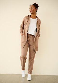 French Terry Drawstring Elastic Waistband Jogger