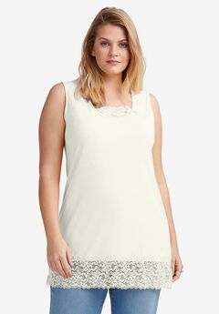 Plus Size Cotton Spandex Tops