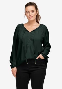 Plus Size Raglan Sleeve Shirts