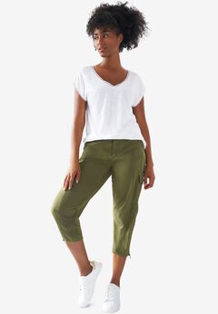 Stretch Cargo Capris by ellos®