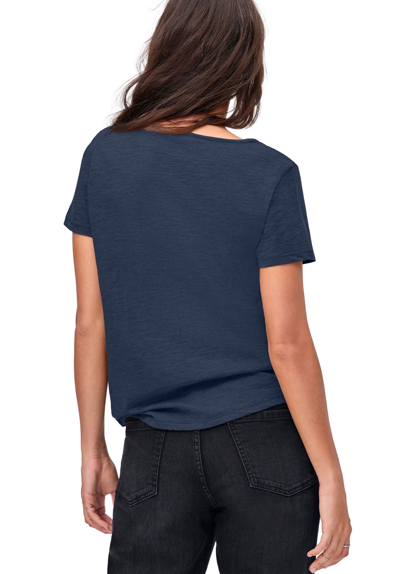 Love Ellos Graphic Tee, NAVY FLOWER BOUQUET, on-hover image number 1