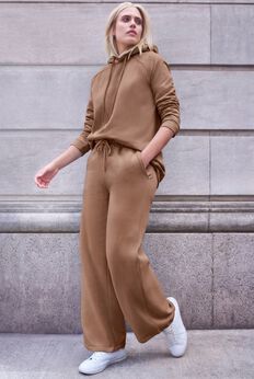 Plus Size Wide Leg Sweat Pants