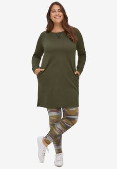 French Terry Tunic Dress