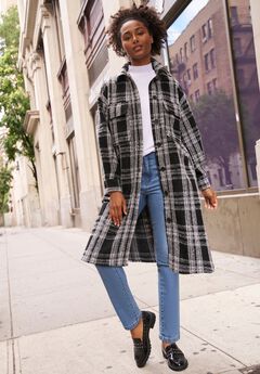 Plus Size Long Wool Coats