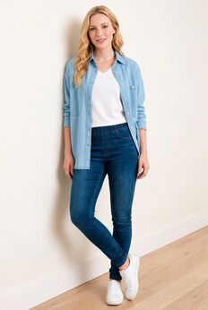 Plus Size Pull On Pants With Pockets