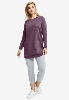 French Terry Love Tunic Sweatshirt