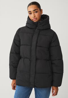Hooded Drawstring Puffer