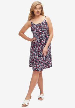 Scoop Neck Plus Size Wedding Guest Dresses